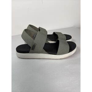 Keen Womens Elle Backstrap Sandal Size 9.5 Olive Green Sporty Versatile Comfort